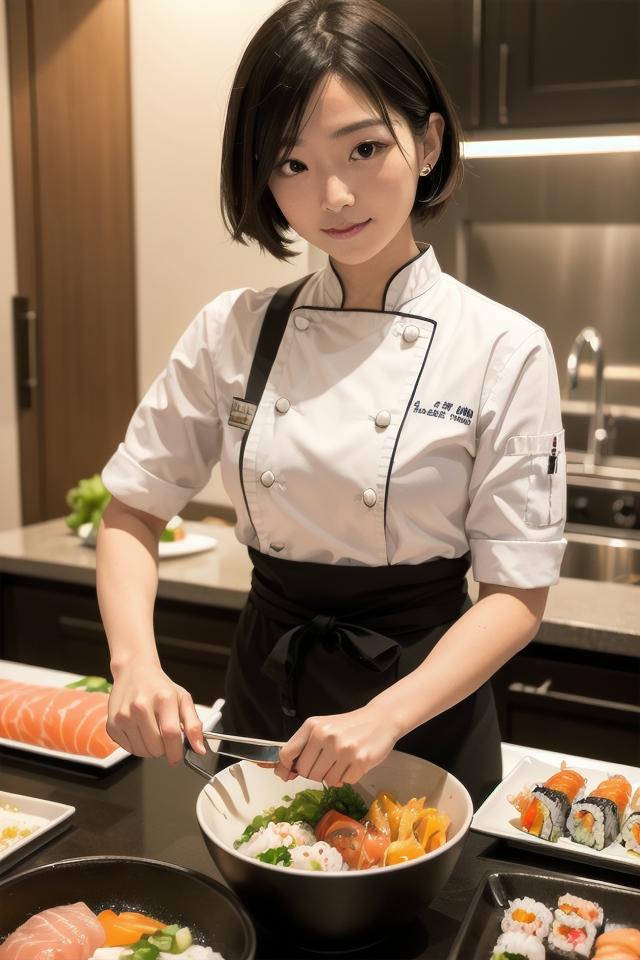 和食レストランの板前さん。女体盛り担当。(coming soon)