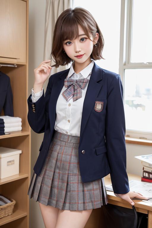 天海さんになる前の制服穂高ちゃん